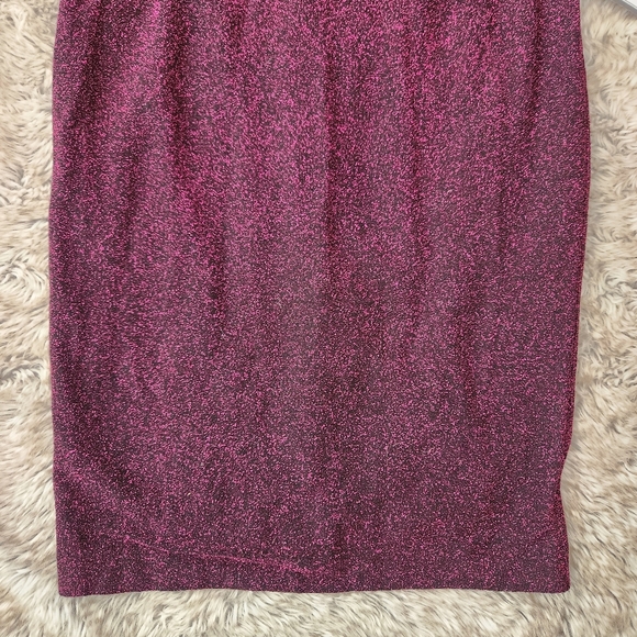 RACHEL Rachel Roy Women's‎ Simone Metallic Cold Shoulder Midi Dress Size Large - Picture 3 of 16